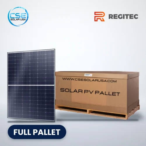 Regitec RMH54/415B1 – 415W PERC Solar Panels - 36 Panels per Pallet • High-Efficiency Mono PERC Module